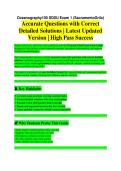 Oceanography 100 &lpar;SDSU&rpar; Exam 1 EXAM STUDY GUIDE 2026&sol;2027 &vert; Practice Questions & Detailed Solutions &vert; Newest Version