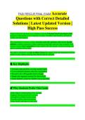PADI Rescue Final Exam EXAM STUDY GUIDE 2026&sol;2027 &vert; Practice Questions & Detailed Solutions &vert; Newest Version