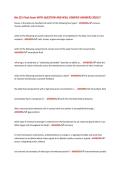 Bio 251 Final Exam WITH QUESTION AND WELL VERIFIED ANSWERS 2026&excl;&excl;
