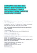 CTCM EXAM PREP &lpar;MAY 2025&rpar; NEWEST 2025&sol;2026 COMPLETE QUESTIONS AND CORRECT ANSWERS &lpar;VERIFIED ANSWERS&rpar;&vert;BRAND NEW VERSION&excl;