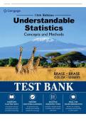 Test Bank for Understandable Statistics&comma; 13th Edition &lpar;Brase&comma; Brase&comma; Seibert & Dolor&comma; 2022&rpar; &vert; All Chapters 1&ndash;11 Covered