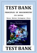 Principles Of Biochemistry&comma; 5th Edition Test Bank By Moran&comma; Horton&comma; Scrimgeour&comma; Perry&NewLine;