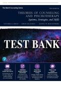 Test Bank for Theories of Counseling and Psychotherapy&colon; Systems&comma; Strategies and Skills&comma; 5th Edition &lpar;Kress&comma; Seligman & Reichenberg&comma; 2020&rpar; &vert; All Chapters Covered