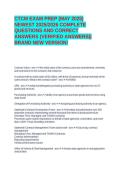 CTCM EXAM PREP &lpar;MAY 2025&rpar; NEWEST 2025&sol;2026 COMPLETE QUESTIONS AND CORRECT ANSWERS &lpar;VERIFIED ANSWERS&rpar;&vert;BRAND NEW VERSION&excl;&NewLine;&NewLine;&NewLine;&NewLine;&NewLine;&NewLine;