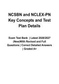 NCSBN & NCLEX-PN Key Concepts and Test Plan Details &vert; Complete Study Guide & Exam Blueprint &vert; 2026&ndash;2027 PDF