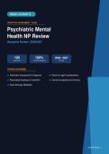 PMHNP Georgette Psychiatric Mental Health NP Review Exam Actual Exam 2026&sol;2027 &ndash; Complete Exam-Style Questions &vert; 100&percnt; Verified &ndash; Pass Guaranteed &ndash; A&plus; Graded&NewLine;&NewLine;