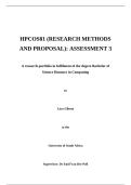 HPCOS81 ASSESSMENT 3 - 2026 &lbrack;Unique No&period;&colon; 143828&rsqb;