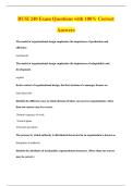 BUSI 240 Exam Questions with 100&percnt; Correct&NewLine;Answers