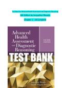Complete Test Bank for Advanced Health Assessment and Diagnostic Reasoning&comma; 4th Edition by Rhoads & Petersen &ndash; All 18 Chapters with Verified Answers