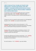 CRPC Certification Exam &vert; Comprehensive Practice Questions & Detailed Answers with Rationales &vert; Latest Study Guide