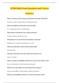 NURS 8026 Exam Questions and Correct&NewLine;Answers
