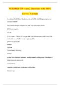 NURS8026 DD exam 2 Questions with 100&percnt;&NewLine;Correct Answers