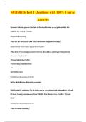 NURS8026 Test 1 Questions with 100&percnt; Correct&NewLine;Answers