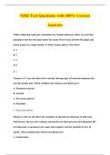 N582 Test Questions with 100&percnt; Correct&NewLine;Answers