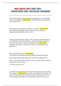 NRA Basic Range Safety Officer &lpar;RSO&rpar; Test Questions and Detailed Answers &vert; Complete Verified Exam Study Guide