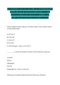 PORTAGE BIOCHEMISTRY- MODULE 5 ACTUAL EXAMS WITH QUESTIONS AND CORRECT VERIFIED ANSWERS GRADED A&plus; &vert;&vert; 100&percnt; GUARANTEED PASS NEWEST VERSION