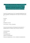 PORTAGE BIOCHEMISTRY MODULE 7 ACTUAL EXAM WITH QUESTIONS AND CORRECT VERIFIED ANSWERS GRADED A&plus; &vert;&vert; 100&percnt; GUARANTEED PASS NEWEST VERSION