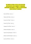 20 AMINO ACIDS ACTUAL EXAM WITH QUESTIONS AND CORRECT VERIFIED ANSWERS GRADED A&plus; &vert;&vert; 100&percnt; GUARANTEED PASS NEWEST VERSION