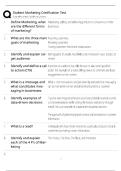 Stukent Marketing Certification Test Study Guide &sol; Score 100&percnt; &sol; 2025 Update &sol; Exam Prep & Test Bank
