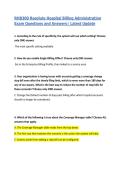 RHB300 Resolute Hospital Billing Administration Exam Questions and Answers&vert; Latest Update