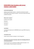 EV350 WPR1 Exam Questions with Correct Answers&vert; Latest Update