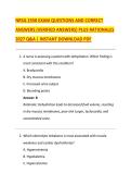 NRSG 2350 EXAM QUESTIONS AND CORRECT &NewLine;ANSWERS &lpar;VERIFIED ANSWERS&rpar; PLUS RATIONALES &NewLine;2027 Q&A &vert; INSTANT DOWNLOAD PDF