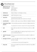 TIPS Certification Exam Study Guide &sol; Score 100&percnt; &sol; 2025 Update &sol; Test Bank & Prep