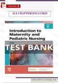 Updated&sol;Latest Introduction to Maternity and Pediatric Nursing 9th Edition by Gloria Leifer 2025&ndash;2026 Comprehensive Test Bank Questions and Answers for Maternal Newborn Pediatric Nursing Examination Preparation Clinical Practice Success Child Health Learn