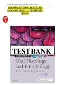 TEST BANK for Essentials of Oral Histology and Embryology A Clinical Approach 5th Edition by Daniel J&period; Chiego Jr All Chapters 1-16&NewLine;