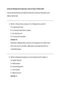 Ontario Refrigeration Operator Class B Exam &lpar;TSSA&rpar; 2027 