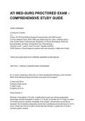 ATI MED-SURG PROCTORED EXAM &ndash; COMPREHENSIVE STUDY GUIDE&period;pdf&NewLine;&NewLine;