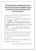 PHARMACOKINETICS & PHARMACODYNAMICS&colon; KEY CONCEPTS FOR NURSING &vert;MEDSERG EXAM 2 &vert; GUARANTEED SUCCESS STARTS HERE&excl; LEARN&comma; PRACTICE & EXCEL&excl;
