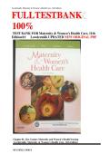 Updated&sol;Latest Maternity and Women&rsquo;s Health Care 11th Edition by Lowdermilk 2025&ndash;2026 Comprehensive Test Bank Questions and Answers for Maternal Newborn Nursing Women&rsquo;s Health Examination Preparation Clinical Success and NCLEX Review Study Resource