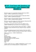 NR547 EXAM BUNDLE WITH QUESTIONS AND COMPLETE SOLUTIONS LATEST UPDATED 2026-2027 GRADED A&plus;