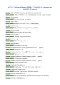 APCO CTO Course Chapter 3 UPDATED ACTUAL Questions and&NewLine;CORRECT Answers