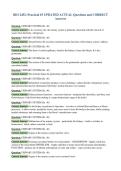 BIO 2452&colon; Practical &num;3 UPDATED ACTUAL Questions and CORRECT&NewLine;Answers