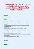Aquifer Pediatrics&colon; Case 30 - 2 yr old&NewLine;with sickle cell Questions and&NewLine;Answers Verified Solutions Latest&NewLine;Update &lpar;2026&sol;2027&rpar;