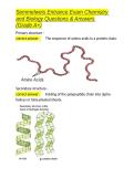 Semmelweis Entrance Exam Chemistry and Biology Questions & Answers &lpar;Grade A&plus;&rpar;&period;docx&NewLine;&NewLine;