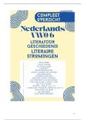 Nederlands VWO &ndash; Literatuurgeschiedenis Samenvatting &vert; Alle Literaire Stromingen &plus; Overzicht
