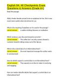English 9A Exam Bundle With 100&percnt; Correct Answers 2025