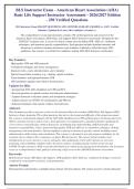 BLS Instructor Exam - American Heart Association &lpar;AHA&rpar;&NewLine;Basic Life Support Instructor Assessment - 2026&sol;2027 Edition- 250 Verified Questions
