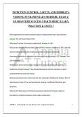 INFECTION CONTROL&comma; SAFETY&comma; AND MOBILITY&colon; NURSING FUNDAMENTALS &vert;MEDSERG EXAM 2 &vert; GUARANTEED SUCCESS STARTS HERE&excl; LEARN&comma; PRACTICE & EXCEL&excl;