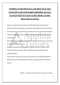 NURSING FUNDAMENTALS AND PRACTICE&colon; KEY CONCEPTS AND STANDARDS &vert;MEDSERG EXAM 2 &vert; GUARANTEED SUCCESS STARTS HERE&excl; LEARN&comma; PRACTICE & EXCEL&excl;
