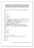 RESPIRATORY PT&period; 2 &vert;MEDSERG EXAM 2 &vert; GUARANTEED SUCCESS STARTS HERE&excl; LEARN&comma; PRACTICE & EXCEL&excl;