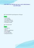 ATR 72-600 &lpar;Notes&rpar; Questions and Answers with Verified Solutions &vert;&NewLine;Latest 2026 Update