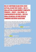 NR 547 MIDTERM EXAM 2024-2025 &NewLine;ACTUAL EXAM TEST BANK&vert;&vert; NR 511 &NewLine;CEA Actual Exam NEWEST COMPLETE &NewLine;VERSION &vert;&vert; NR667 - CEA Week 1-6 &NewLine;Comprehensive Review&vert;&vert; &lpar;NR 304 &NewLine;Final Exam&rpar;All in One Buddle &NewLine;Combined Revision Questions