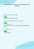 ATR72-600 Questions and Answers with Verified Solutions &vert; Latest&NewLine;2026 Update&NewLine;