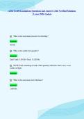 ATR 72-600 Limitations Questions and Answers with Verified Solutions&NewLine;&vert; Latest 2026 Update