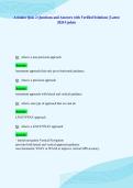 Avionics Quiz 2 Questions and Answers with Verified Solutions &vert; Latest&NewLine;2026 Update&NewLine;