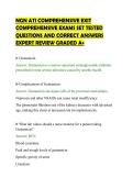 NGN ATI COMPREHENSIVE EXIT COMPREHENSIVE EXAMS SET TESTED QUESTIONS AND CORRECT